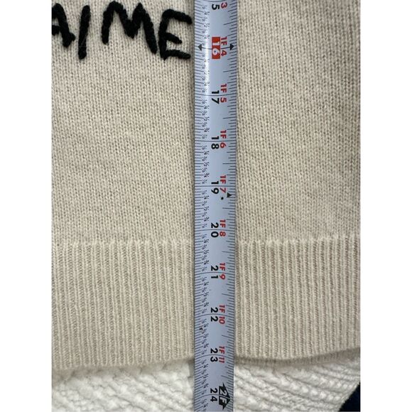 ZADIG & VOLTAIRE, Lili St Valen Je T'aime Embroidered Cashmere sweater - Picture 8 of 8